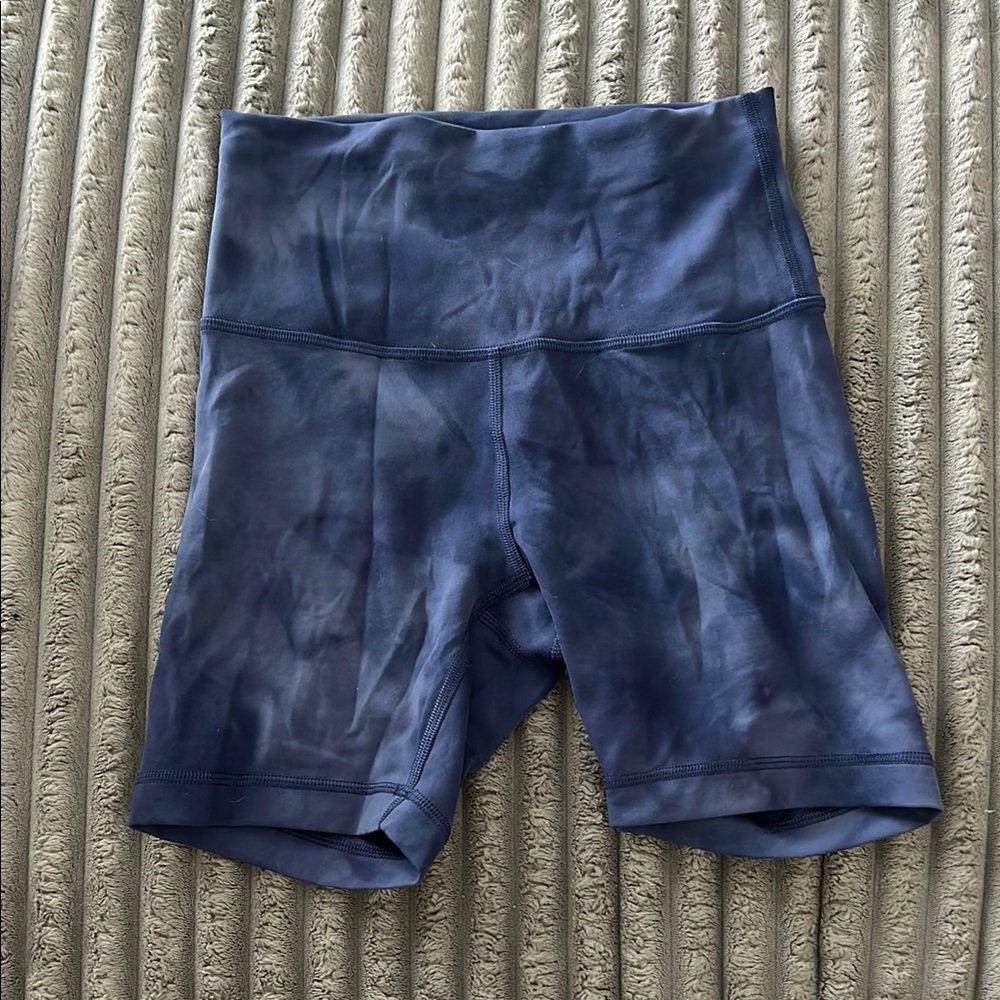 Lululemon Athletica Blue Bike Shorts